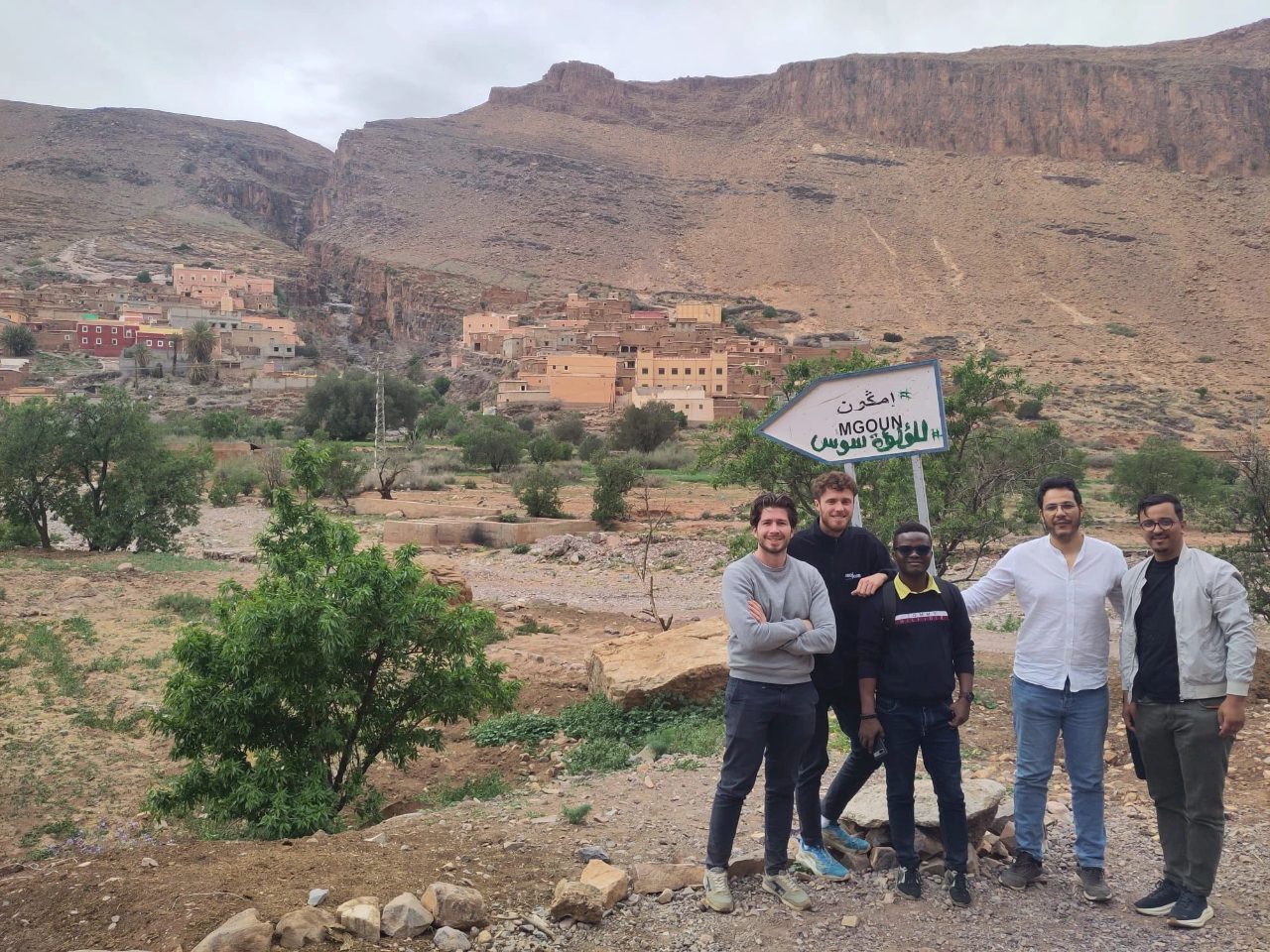 Mission terrain dans la vallée du Mgoun, Maroc